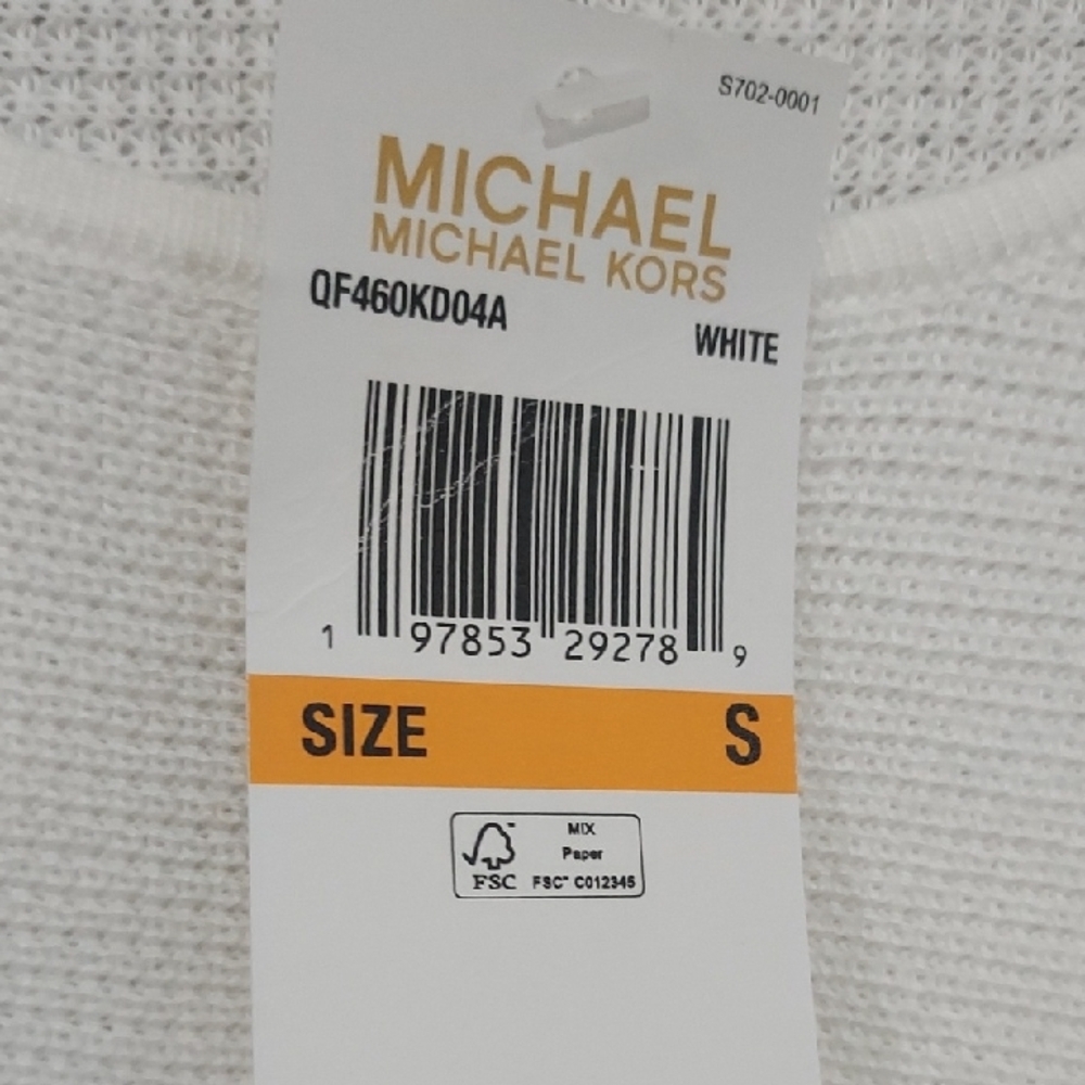 Michael Kors Cream Scoop Neck Sweater - Picture 3 of 5